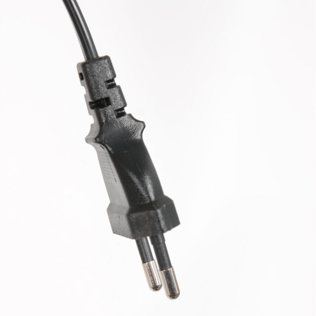Vloerlamp Stang 1 lichts Zwart met Leeslamp en Kap Zwart Velours