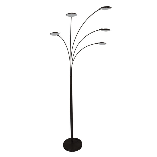 Vloerlamp Synna 5 Lichts Zwart 17