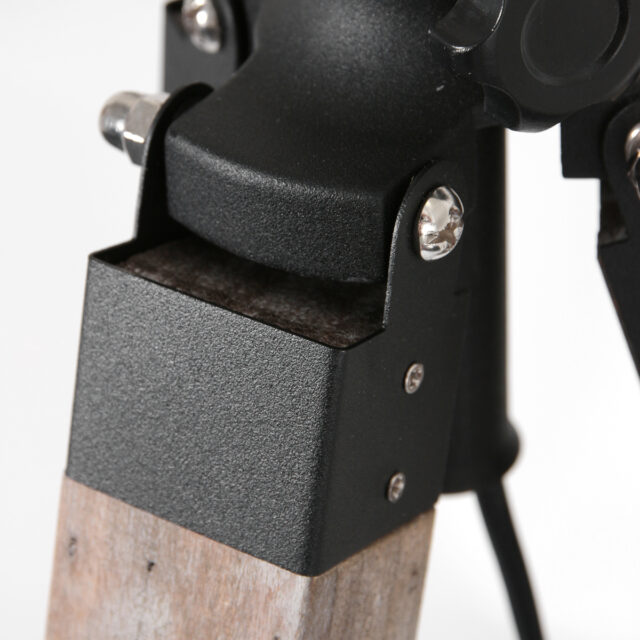 Vloerlamp Triek 1 lichts Hout/Zwart zonder Kap