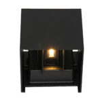 Wandlamp Muro 2 lichts Zwart - IP44