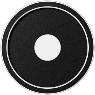 Zwarte plafondlamp led design Ø 30cm - IP44