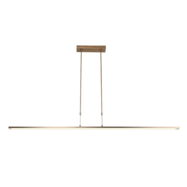 Bronzen eettafellamp Zelena LED met dimmer