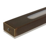 Bronzen eettafellamp Zelena LED met dimmer
