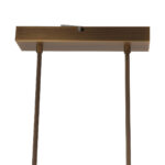Bronzen eettafellamp Zelena LED met dimmer