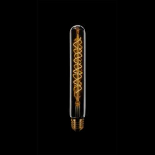 Buis 30x185mm Filament Spiraal Led 7w E27 240v 2200k 3 Stappen Dimbaar Smoke 140lm