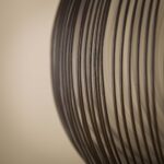 Hanglamp Copper Twist | 1 lichts | zwart | Ø 70 cm | in hoogte verstelbaar tot 150 cm | dimbaar | modern design