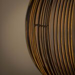 Hanglamp Copper Twist | 1 lichts | zwart | Ø 70 cm | in hoogte verstelbaar tot 150 cm | dimbaar | modern design