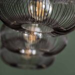 Hanglamp Copper Twist 4-lichts zwart nikkel Ø 34cm