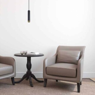 Hanglamp Miller 1-lichts zwart