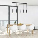 Hanglamp Miller 5-lichts zwart