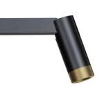 Hanglamp Miller 6-lichts zwart