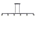 Hanglamp Miller 6-lichts zwart