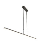 Moderne zwarte hanglamp LED met dimmer