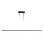 Moderne zwarte hanglamp LED met dimmer
