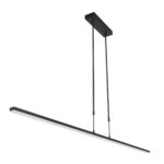 Moderne zwarte hanglamp LED met dimmer