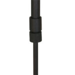 Moderne zwarte hanglamp LED met dimmer