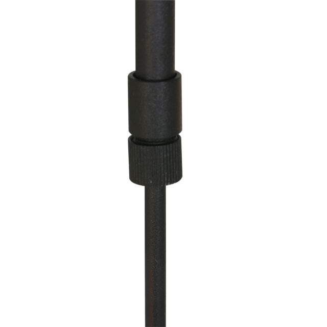 Moderne zwarte hanglamp LED met dimmer