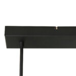 Moderne zwarte hanglamp LED met dimmer