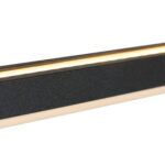Moderne zwarte hanglamp LED met dimmer