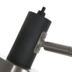 Vloerlamp Fjorgard | 2 lichts | zwart / staal | 155 cm hoog | dimbaar | modern design