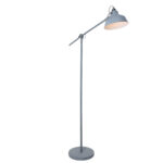 Vloerlamp Nové 1 lichts Grijs/Wit