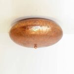 Oosterse plafondlamp | Filigrain | Vintage koper | Gaatjeslamp | Ø 25 cm