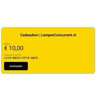 Cadeaubon LampenConcurrent.nl