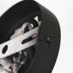 Hanglamp glazen bol | zwart | smoke Ø 20cm