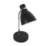 Retro bureaulamp zwart
