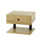 Nachtkastje 1 lade shelve | Massief acacia naturel
