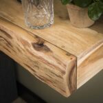 Nachtkastje 1L set|2 tree L | Massief acacia naturel