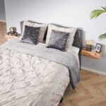 Nachtkastje 1L set|2 tree L | Massief acacia naturel