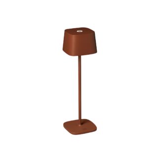 Terracotta Tafellamp Voor Buiten Capri Accu Bruin Draadloos