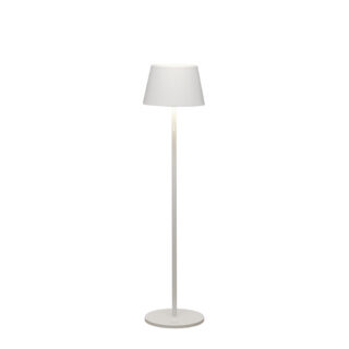 Vloerlamp Pomezia | 1 lichts | wit | 150 cm | RGB | accu / batterij | USB