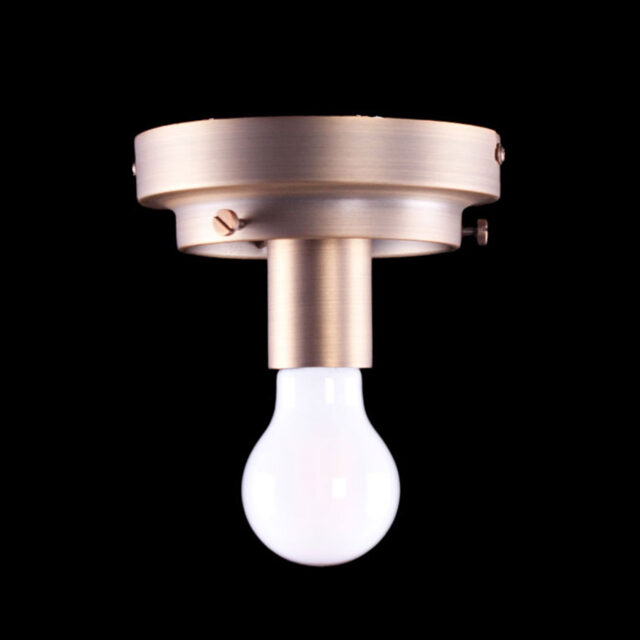 Art Deco plafondlamp 'Dublin' brons 25cm