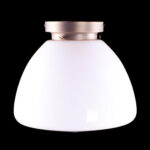 Art Deco plafondlamp 'Glasgow' brons 30cm