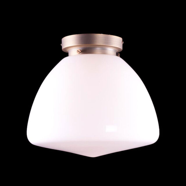 Art Deco plafondlamp 'Glasgow' brons 30cm
