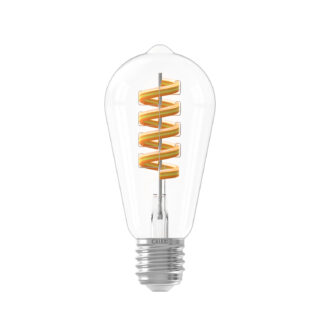 Calex Smart Rustiek ST64 | helder | Ø 64 mm | flex filament | 220-240V | 4.9 Watt | 280 lumen | RGB | E27 | dimbaar