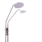 Dubbele verstelbare leeslamp | staal | met dimmers