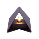 Moderne wandlamp Crown | Mat zwart | Strijklicht up - down | G9 fitting