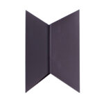 Moderne wandlamp Crown | Mat zwart | Strijklicht up - down | G9 fitting