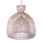 Grote rotan hanglamp naturel Ø 60cm