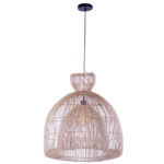 Grote rotan hanglamp naturel Ø 60cm