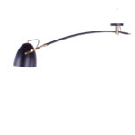 Verstelbare plafondlamp | zwart/goud | uitschuifbaar