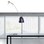 Verstelbare plafondlamp | zwart/goud | uitschuifbaar