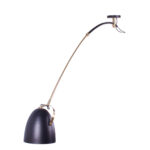 Verstelbare plafondlamp | zwart/goud | uitschuifbaar