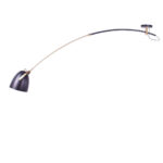 Verstelbare plafondlamp | zwart/goud | uitschuifbaar