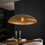 Grote ronde eettafellamp Ø90 cosmic | Brons antiek