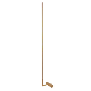 Vloerlamp Amalfi goud met dimmer | Modern | H 140 cm | 17 W LED