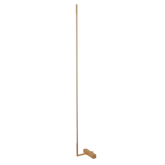 Vloerlamp Amalfi goud met dimmer | Modern | H 140 cm | 17 W LED